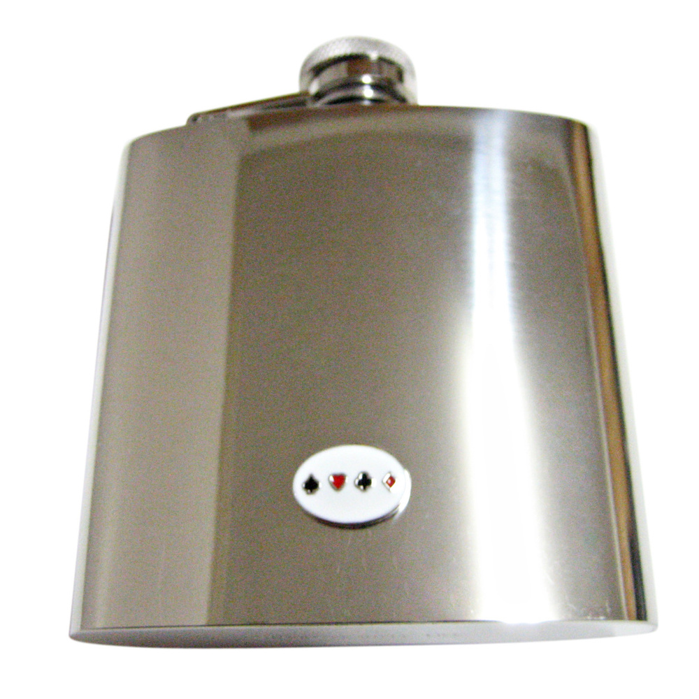 Gambling Card Suits Large Flask - image 1